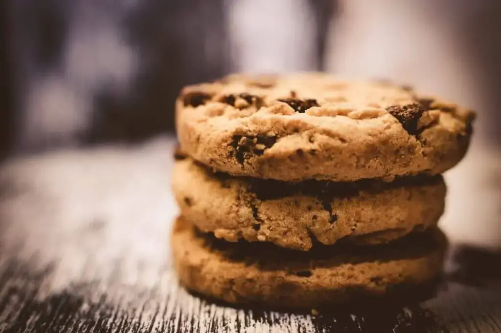 photo of cookies in a pile